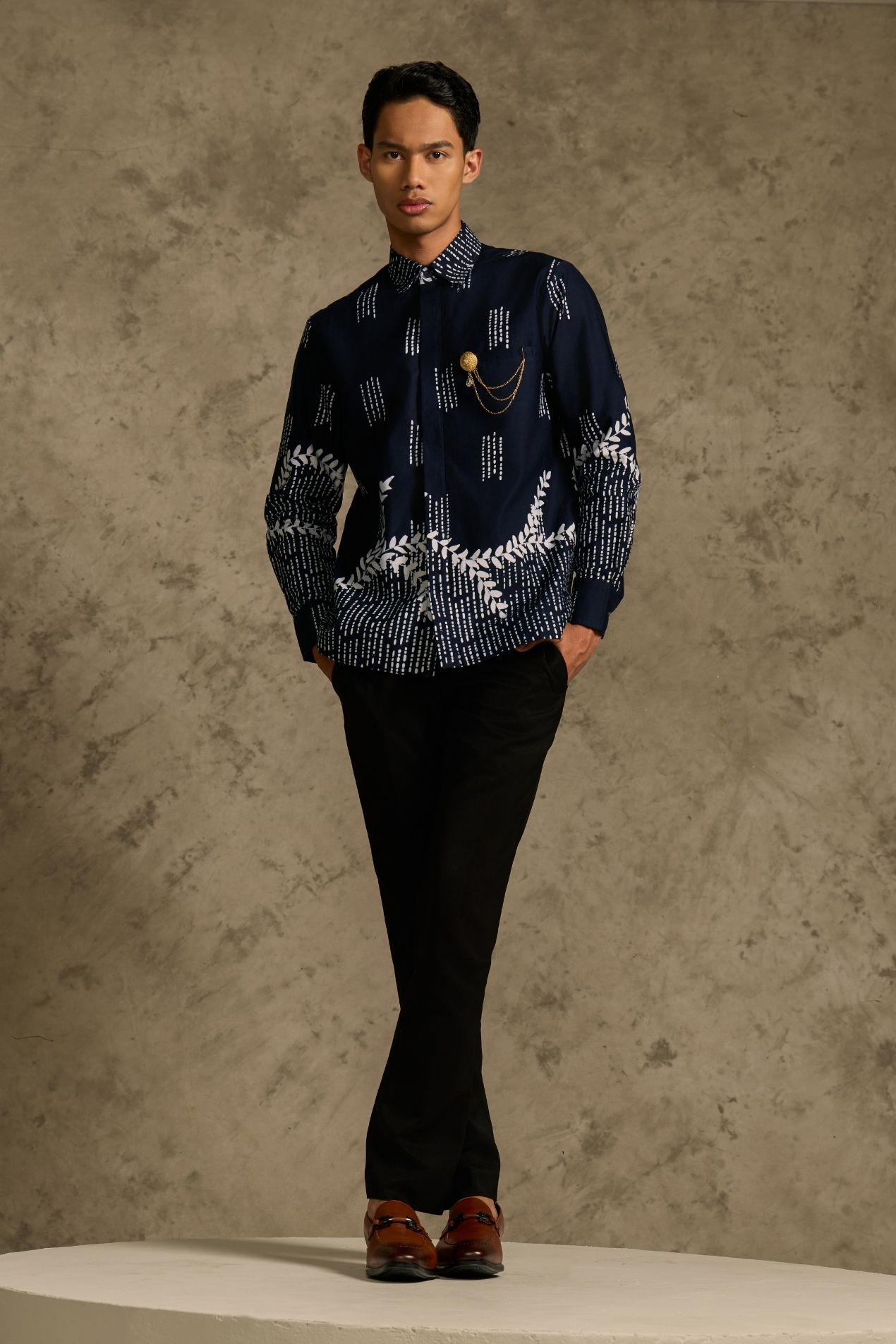 Blue Mahesa Batik Shirt