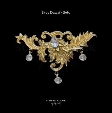 Ibu Pertiwi - Bros Dawai  (Permata Clear - Gold)